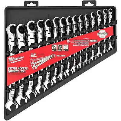 Milwaukee Electric Tool 48-22-9513 Flex Head Wrench Set • $212