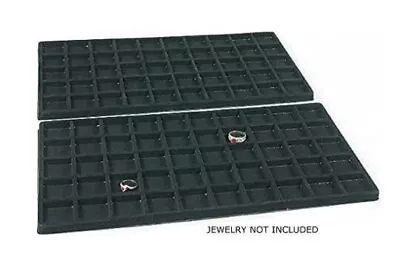 Novel Box 2-Pack 50 Slot Pendant Jewelry Showcase Display Tray Inserts • $9.99