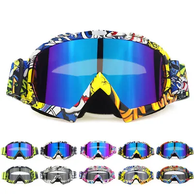 Motocross Goggles MX ATV MTB UTV Offroad Bike Motorcycle Dirt Bike Race Eyewear • $13.79