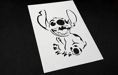 STITCH Reusable Mylar Stencil Wall Card Cake Mask Decoration Lilo Craft Paint • £8.90