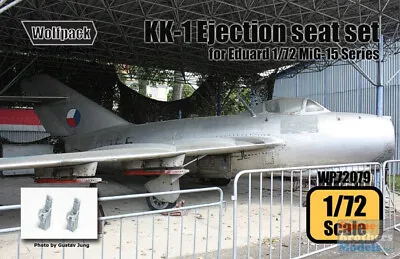 WPD72079 1:72 Wolfpack KK-1 Ejection Seats For MiG-15 Fagot (EDU Kit) • $13.24