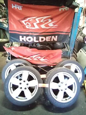 Holden Commodore VY SS Mag Wheels & Tyres X 4 17 Inch 80 Per Cent Tread  • $950