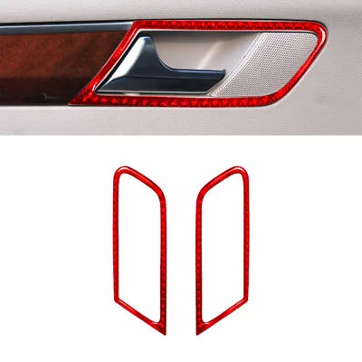 For Mercedes Benz R-Class W251 09-12 Red Carbon Fiber Rear Door Handle Bowl Trim • $11.09