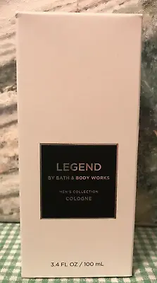 Legend Cologne Spray For  Men Collection 3.4 Oz  Bath & Body Works Nib White • $37.99