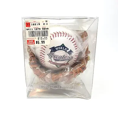 Fotoball World's Greatest Father Souvenir Baseball Mini Display Glove Case New • $15.25