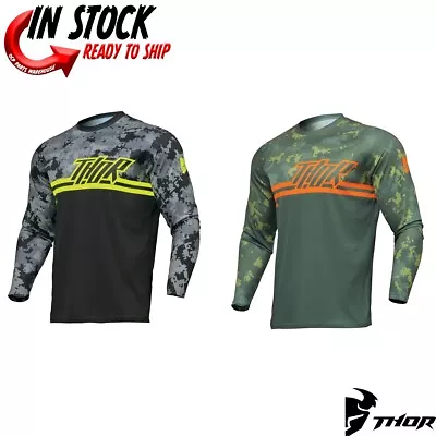 2024 Thor Sector Digi Camo Jersey Motocross Off Road Mx - Pick Size & Color • $27.95