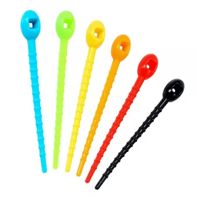 24pk Beille Multicolored Pantry Kitchen Organization Silicone Zip Cable Ties • $10.79