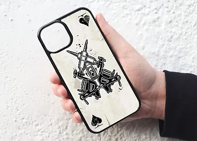 Tattooist Tattoo Gun Ace Of Spades Playing Card Phone Case Cover • £9.95