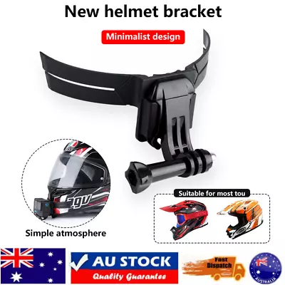 Motorcycle Helmet Chin Strap Mount Holder Kit For GoPro Sports Camera Adhesive • $16.05