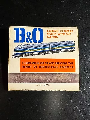 Matchbook - Baltimore & Ohio Railroad - B & O - Unstruck! • $7.99