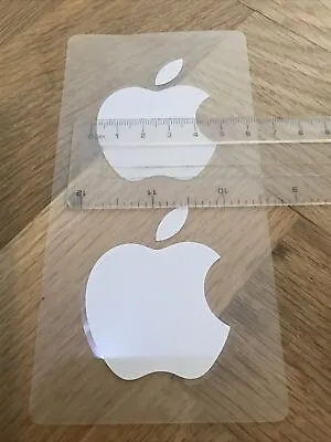 Genuine White Apple Logo Stickers  - IPad IPhone MacBook NEW • £2.50