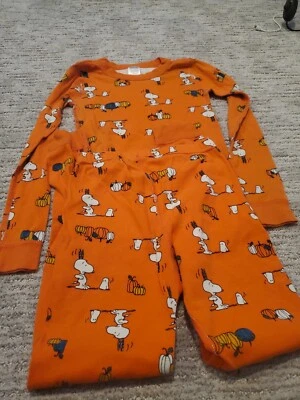 $20 • Buy Hanna Andersson Long Snoopy Halloween Pajama Long John 140