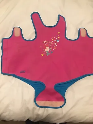 Miss Zoggy Swim Wet Suit Vest - Pink - Aged 12-24 Months • £1.99