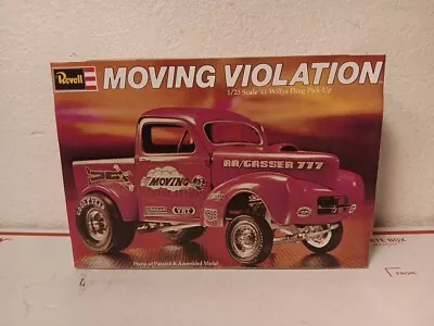 Revell H1336 1/25 1941 Willys Drag Pickup Moving Violation Model Kit AA Gasser • $40