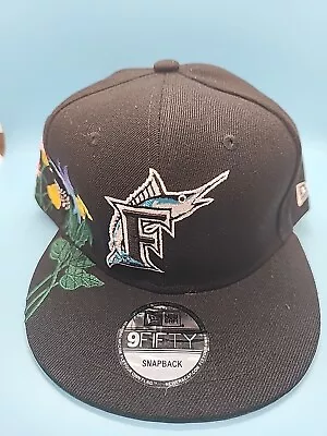 New Era 9fifty Snapback Florida Marlins Hat Cap Nwt Mlb  Baseball One Size • $35