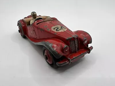 Vintage 1950s Dinky Toys No 108 MG Midget Competition In Red. • £22.50