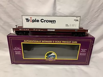 Mth Premier Norfolk Southern Flat Car W/ 40’ Intermodal Container 20-98983! • $79.99