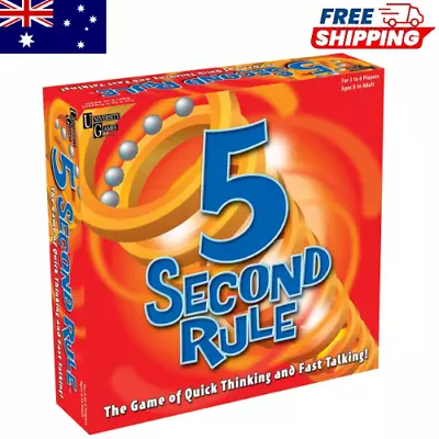 5 Second Rule Board Game | Free Shipping | NEW AU* • $25.25