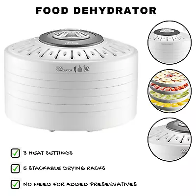 Dehydrator Dryer Food Vegetable Beef Jerky Fruit Preserver Drying Trays • $182.98