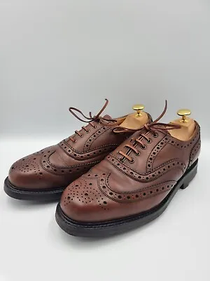 Lovely Barbour Leather Country Brogues Dainite Ridgeway Soles Sz 7 41 Cheaney • £100