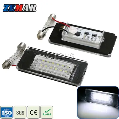 $13.01 • Buy 2X LED Number License Plate Light Lamp White For BMW Mini Cooper R56 Accessories
