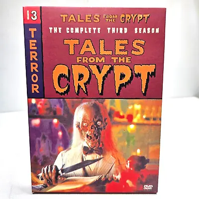 Tales From The Crypt Season 3 Slipcase 3 Dvd's Ntsc Region 1 Like New • £11.79