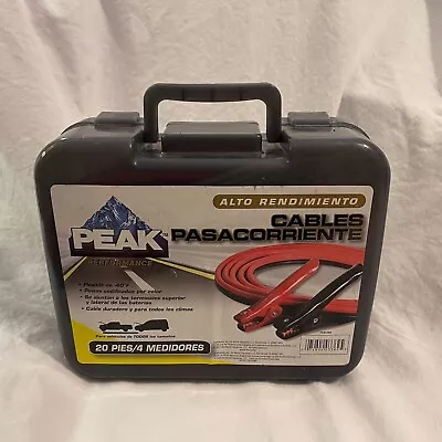 Peak Performance Brand 20' Long 4 Gauge Heavy Duty Booster Car Jumper Cables • $14.97