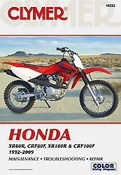 Clymer Repair Manual Honda XR80R CRF80F XR100R CRF100F M222 ATV 70-0222 C-M222 • $29.40