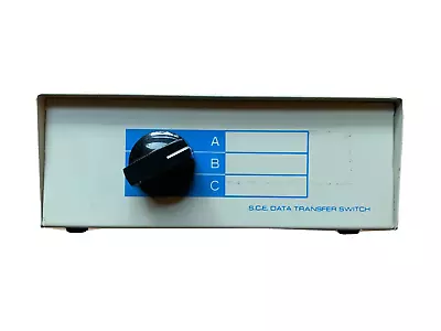 Manual Data Transfer Switch Box 3-Way Port A/B/C SCE Data Transfer • $11