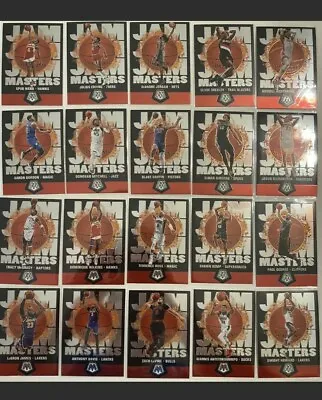 2019-20 NBA Panini Mosaic Jam Masters Complete 20 Card Set. Lebron And Giannis  • $60