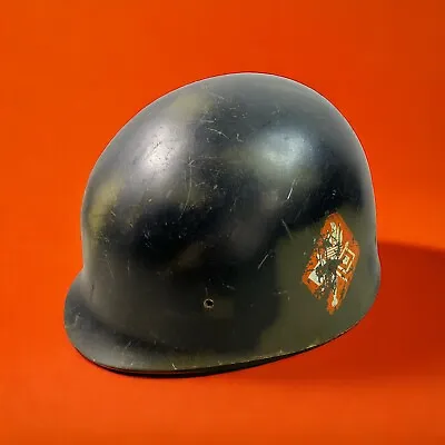 Vintage US Army Signal Corp Fiberglass Helmet Liner WWII Vietnam Era? • $69.99