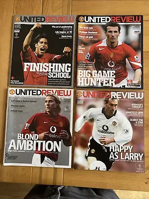 Manchester United  Match Day Programmes All Near MInt Condition Choose Any One • £0.99