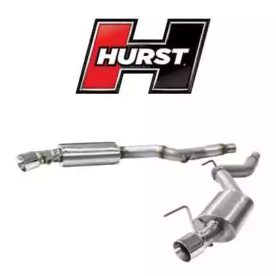 Hurst 6350027 Stainless Steel Axle-Back Dual Exhaust System For Mustang 2.3/3.7L • $995