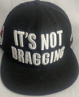 Authentic Muhammad Ali - “It’s Not Bragging” Black Cap 59Fifty True Fit 58.7cm • $21.37