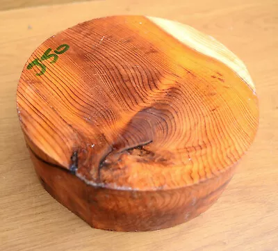 Woodturning            Contrasting Rippled Yew Bowl Blank.      1.8kg.       J5. • £0.99