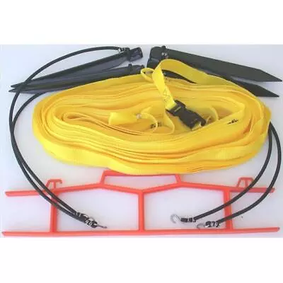 Home Court W25YS Yellow 1-inch Non-adjustable Web Courtlines • $55.08