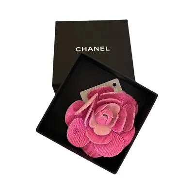 Authentic Chanel Camellia Pin Brooch Pink • $299
