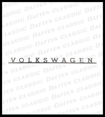 1963-72 VW Bus VOLKSWAGEN Rear Hatch Emblem Transporter Type 2 • $60.91