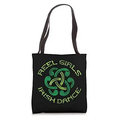 Reel Girls Irish Dance St Patricks Day Ceili Dancer Girl Tote Bag • $28.25
