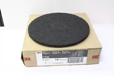 3M 7200 14  Black Stripping Floor Pad - 5/Case • $17.38