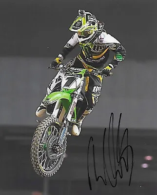 Ryan Villopoto Supercross Motocross Signed Autographed 8x10 Photo.......... • $109.99