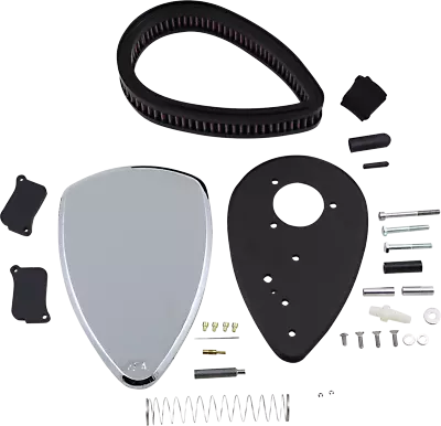 Baron Smooth Big Air Kit Cleaner Assembly Chrome Honda VTX1300C 04-09 • $377.95