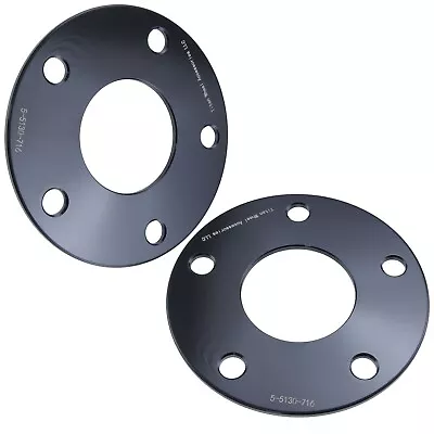 (2) 5mm Hubcentric Wheel Spacers 5x130 Fits Audi VW Porsche 71.6mm CNC • $21.95