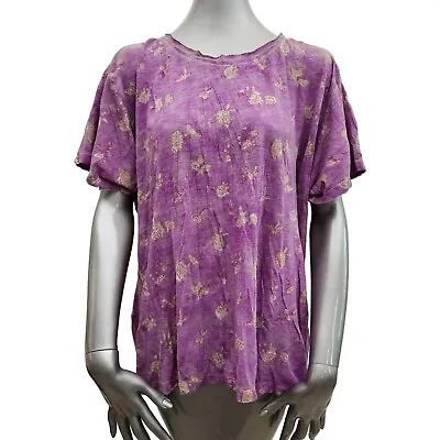 Magnolia Pearl New NWT Purple Distressed Shirt Top OS • $289