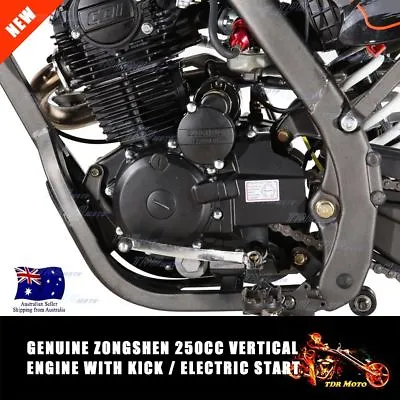 250cc Zongshen OHC Air Cooled Engine Motor Bike Motorbike Motorcycle Chinese • $899.10