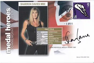 £12.99 • Buy 2010 Olympic Medal Heroes - Westminster - Signed Sharron Davies MBE
