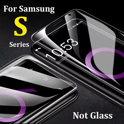 3D Full Cover Screen Protector PET Soft Film For Samsung Galaxy S8 Plus • $3.89