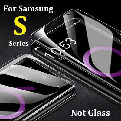 3D Full Cover Screen Protector PET Soft Film For Samsung S7 S10e Edge S8 Plus • $6.18