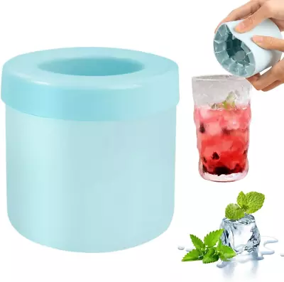 Small Ice Maker Cup Cylinder Silicone Ice Cube Molds Mini Ice Maker Cube Tray • $11.80