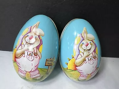 Vintage Tin Easter Egg Bunny Hong Kong • $10.95